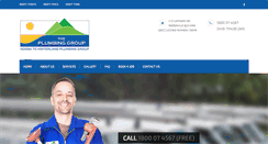 Desktop Screenshot of plumbinggroup.com.au